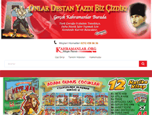 Tablet Screenshot of kahramanlar.org